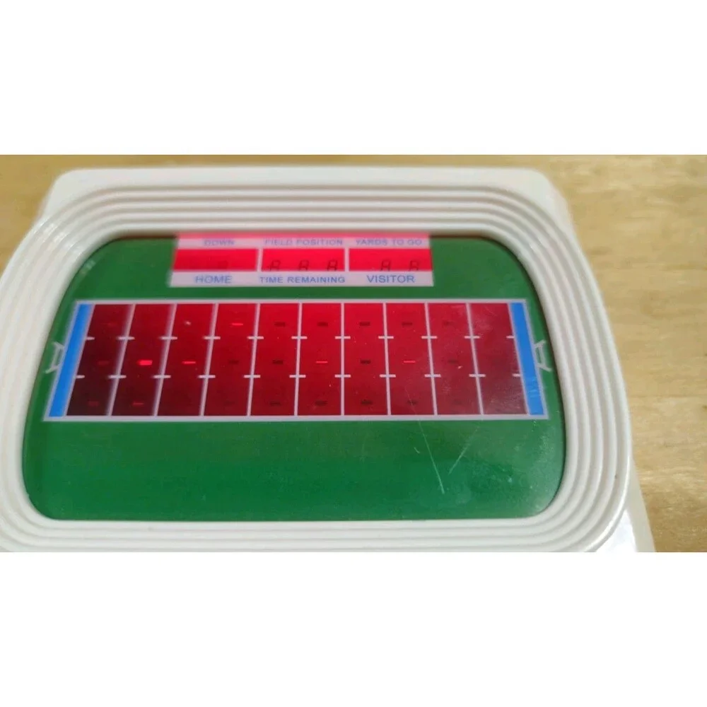 Basic Fun Mattel Retro Electronic Football Handheld Game White Tested Works